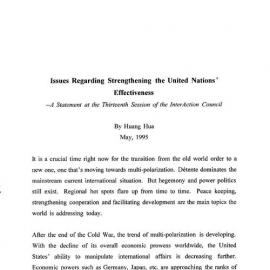 8e. Strengthening the U.N.