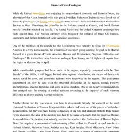 1. Rio de Janeiro Meeting - Background & Summary