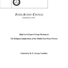 3a. EG [expert group] report  - Middle East Peace Process