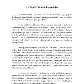 8. SCHMIDT - It is Time to Talk about Responsibility
