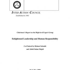 3a. EG [expert group] Report-Enlightened Leadership and Human Responsibility