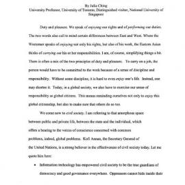 3d. CHING - Civil Society & Global Responsibilities