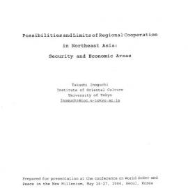 2m. INOGUCHI - Regional cooperation in Northeast Asia