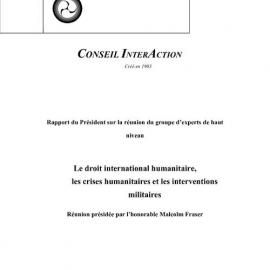 3c. EG [expert group] Report-Humanitarian Law (French)
