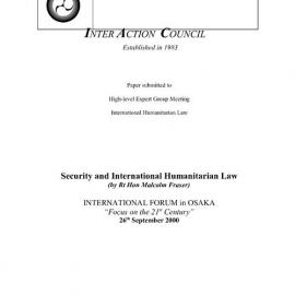 3k Fraser - Security & Int'l Humanitarian Law