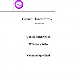 9c. Final Communique (French)