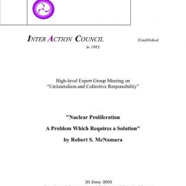 3d. McNamara - Nuclear Proliferation