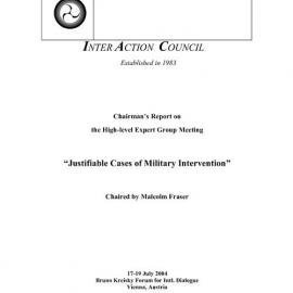 3a. EG [expert group] Report - Military Intervention