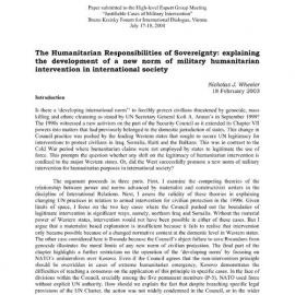 3g. Wheeler - Humanitarian Responsibilities of Sovereignty