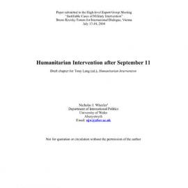 3h. Wheeler-Humanitarian Intervention