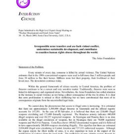 2e. Arias -Irresponsible arms transfer