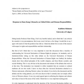 3e. Mahoney-Response to Hans Kung