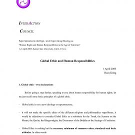 3g. Kueng-Global Ethic and Human Responsibilities