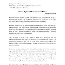 3h. Majali-Human Rights and Human Responsibilities