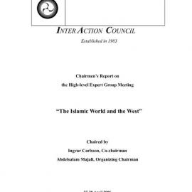 3a. EG [expert group] Report - Islamic World and the West