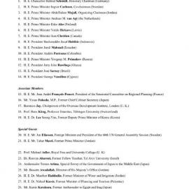 5. Dead Sea Plenary LOP [list of participants]