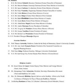 3. Vienna Plenary LOP [list of participants]