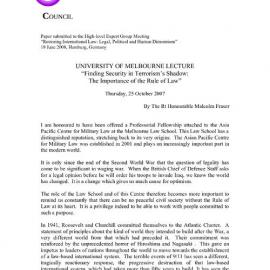 2n. Fraser_The Rule of Law