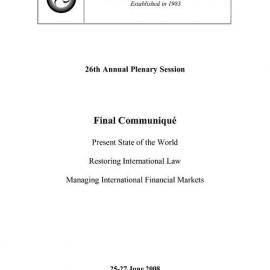 9a. Stockholm Communique