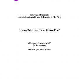 3d. EG [expert group] Report・ColdWar (Spanish)