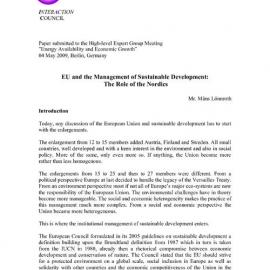 3f. Lonnroth、EU and the Management of Sustainable DeveLOP [list of participants]ment、