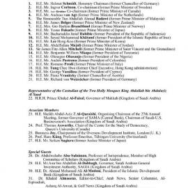 4. Jeddha Plenary LOP [list of participants]