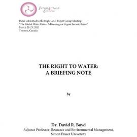 2b. Boyd - The right to water