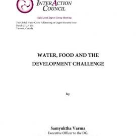 2f. Varma - Water, food & deveLOP [list of participants]ment challenge