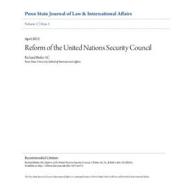 8f. Reform of the UN Security Council