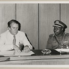 [Malcolm Fraser's Prime Ministerial visit to Nigeria]