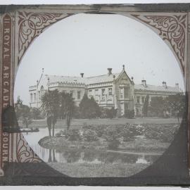  University of Melbourne Quadrangle - View from across the lake