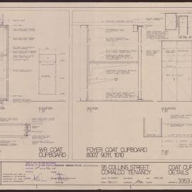 '95 Collins Street, Comalco Tenancy, Coat cupboard details