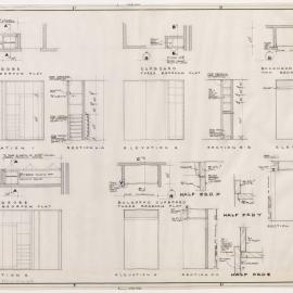 Knottywood Flats, at 63 Wattle Road, Hawthorn. Fitting Details