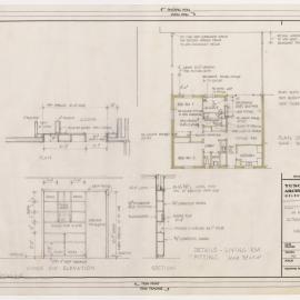 Knottywood Flats, at 63 Wattle Road, Hawthorn. Alterations to Flat 6 for Mrs. L P Clapp