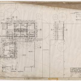 Knottywood Flats, at 63 Wattle Road, Hawthorn. Working Drawing. Floor Plan