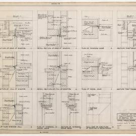 Knottywood Flats, at 63 Wattle Road, Hawthorn. Details of Windows