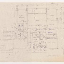 Aberfeldie Flats Development, South West Unit, typical Floor