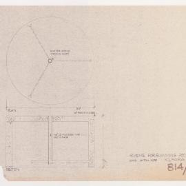 [Aberfeldie Flats] Kilpara, scheme for swimming pool area tables