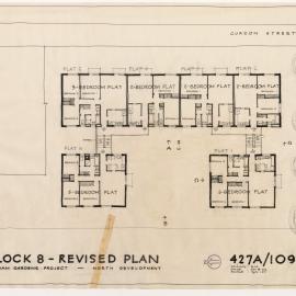 Architectural drawing, Hotham Gardens Project