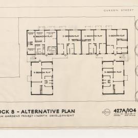 Architectural drawing, Hotham Gardens Project
