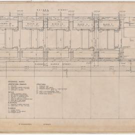 Hotham Gardens Project, North Development - Blocks 7, 6, 5, 4, and 3 Site Plan