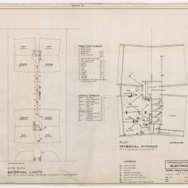 Currawong Flats, Northbourne Avenue, Canberra for Flinders Company Pty Ltd. Electrical Layout
