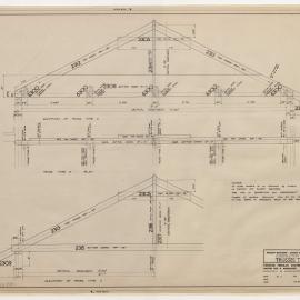 Precut Housing - Series 2. Manufacturing Drawing. Construction Components. Trusses Type 3 and 4