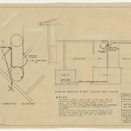 [Victorian Pre-cut Housing] Installation of "Dux" El. Bath Heater