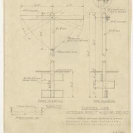 [Victorian Pre-cut Housing] Clothes Line