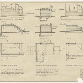 [Victorian Pre-cut Housing] Brick and Concrete Steps to Raised Porches