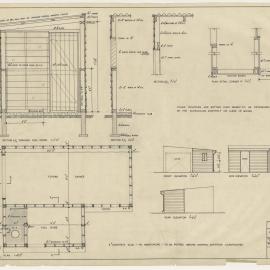 [Victorian Pre-cut Housing] Fuel Store E.C. and Garage