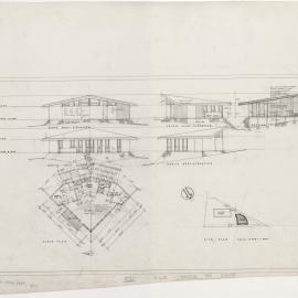 [Ski Lodge Mount Buller Alpine Village for R Bostock Esq]. Plan and Elevations