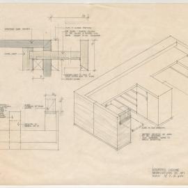 Estates House. Desk Design Drawings