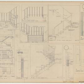 Royal Globe Insurance. Detail of Stair No 5 & Typical Details